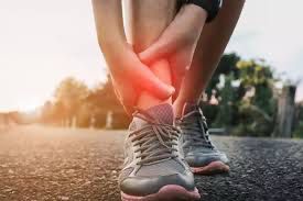 home physiotherapy ankle rehabilitation walking training with support