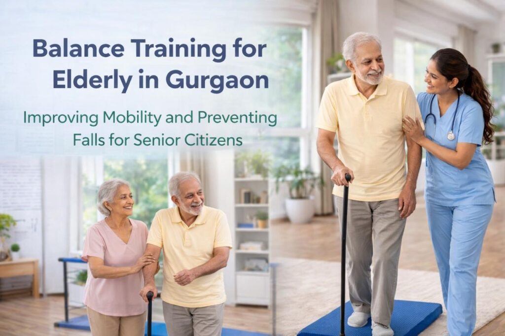 geriatric physiotherapy in Gurgaon elderly treatment session