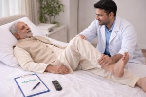 elderly physiotherapy at home in Gurgaon session