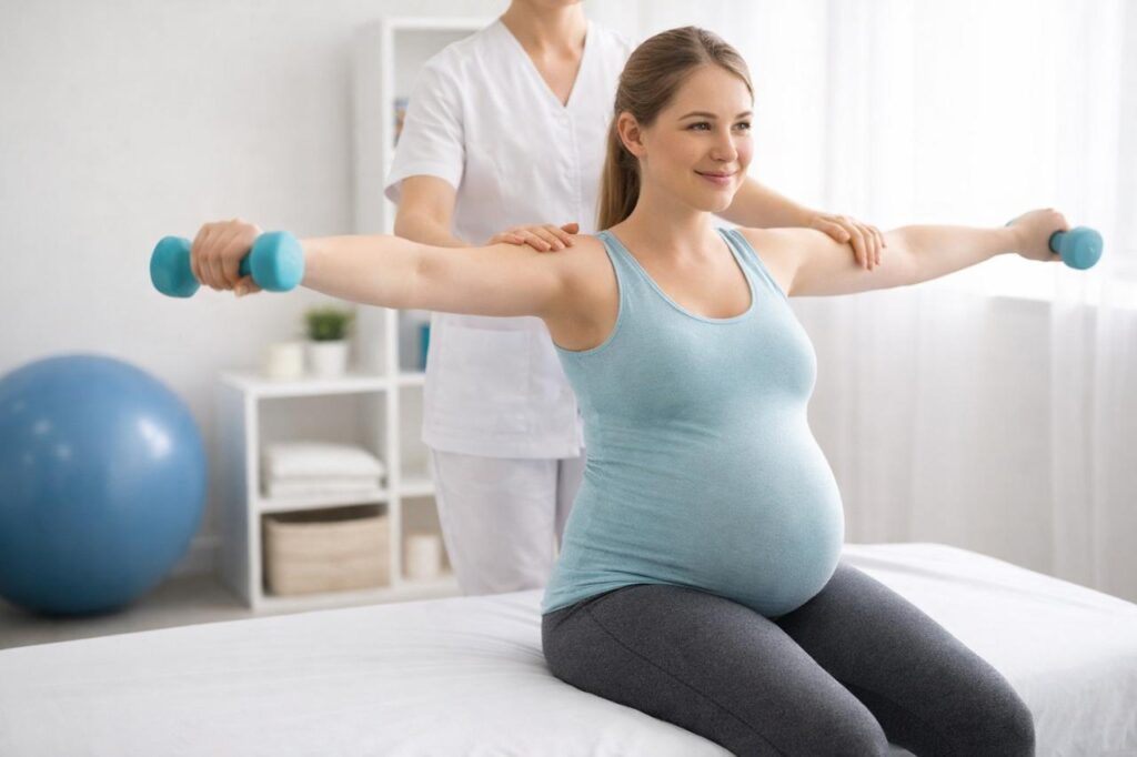 Antenatal and postnatal physiotherapy exercises for pregnancy care and recovery in Gurgaon