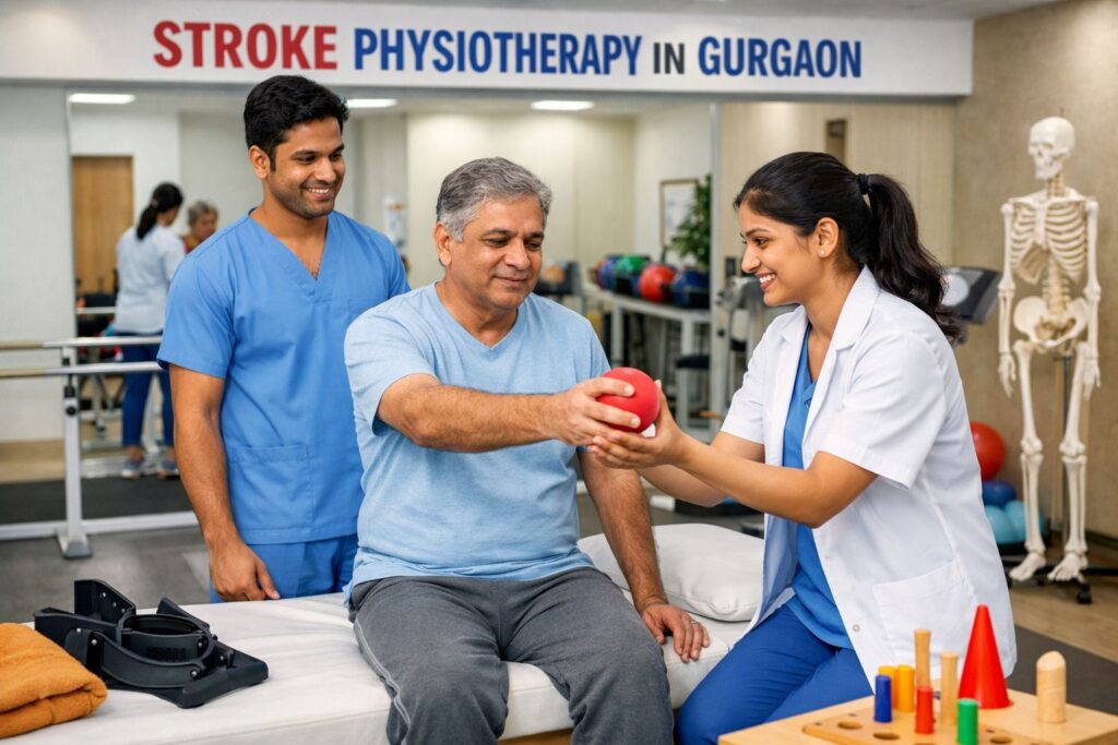 Stroke physiotherapy in Gurgaon for ICU stroke patient rehabilitation
