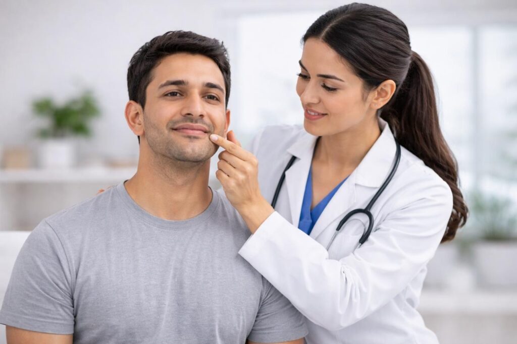 bells palsy electrical stimulation physiotherapy treatment in Gurgaon