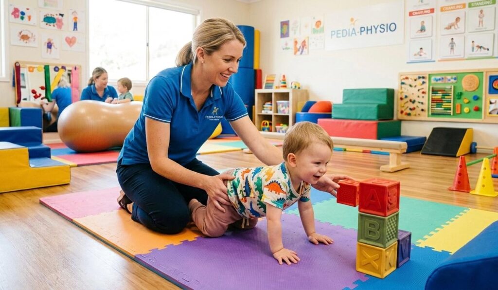 pediatric physiotherapy exercises for delayed milestones