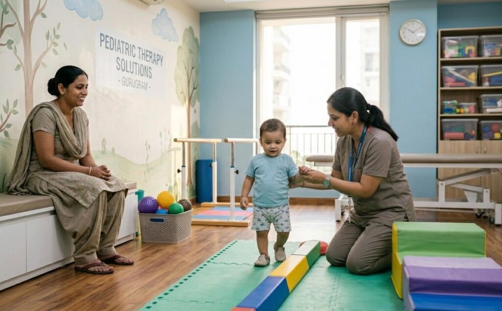 baby walking training physiotherapy Gurgaon