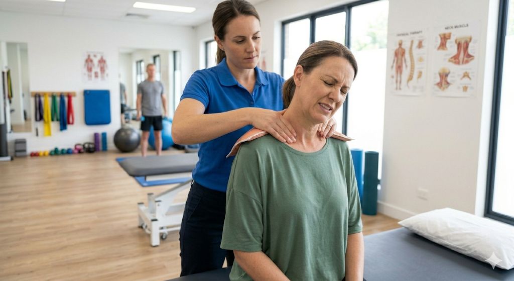 cervical pain physiotherapy in Gurgaon at home Myo Physio at home service