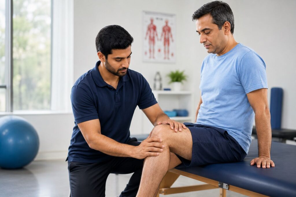 Knee Pain Treatment by Physiotherapist in Gurgaon